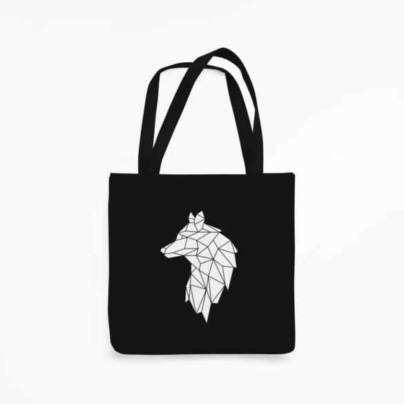 Hunt tote bag Blacksunset helkurkott kandekott eesti disain must riidest kott_1