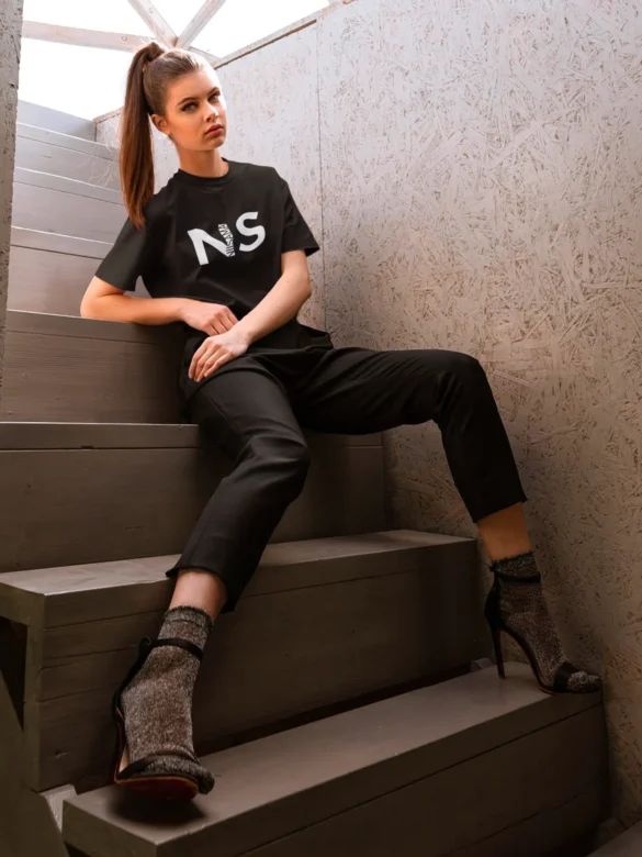 Niisama naiste must tsärk särk unisex särk blacksunset (5)_1