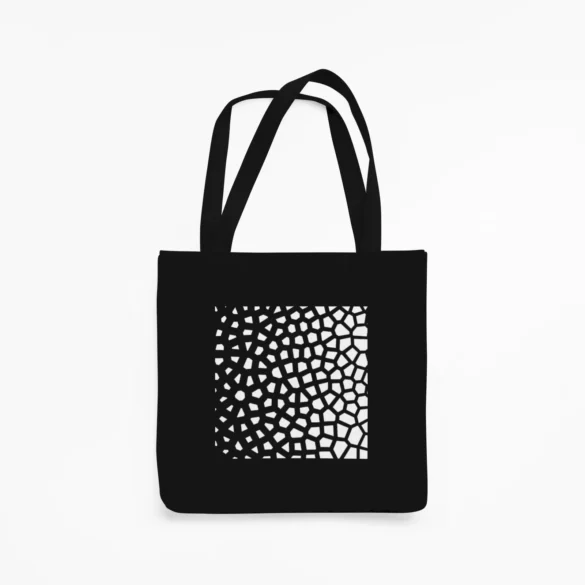 Mudcrack tote bag Blacksunset helkurkott kandekott eesti disain must riidest kott (23)_1