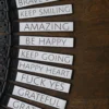 Custom Message Reflective Keyring