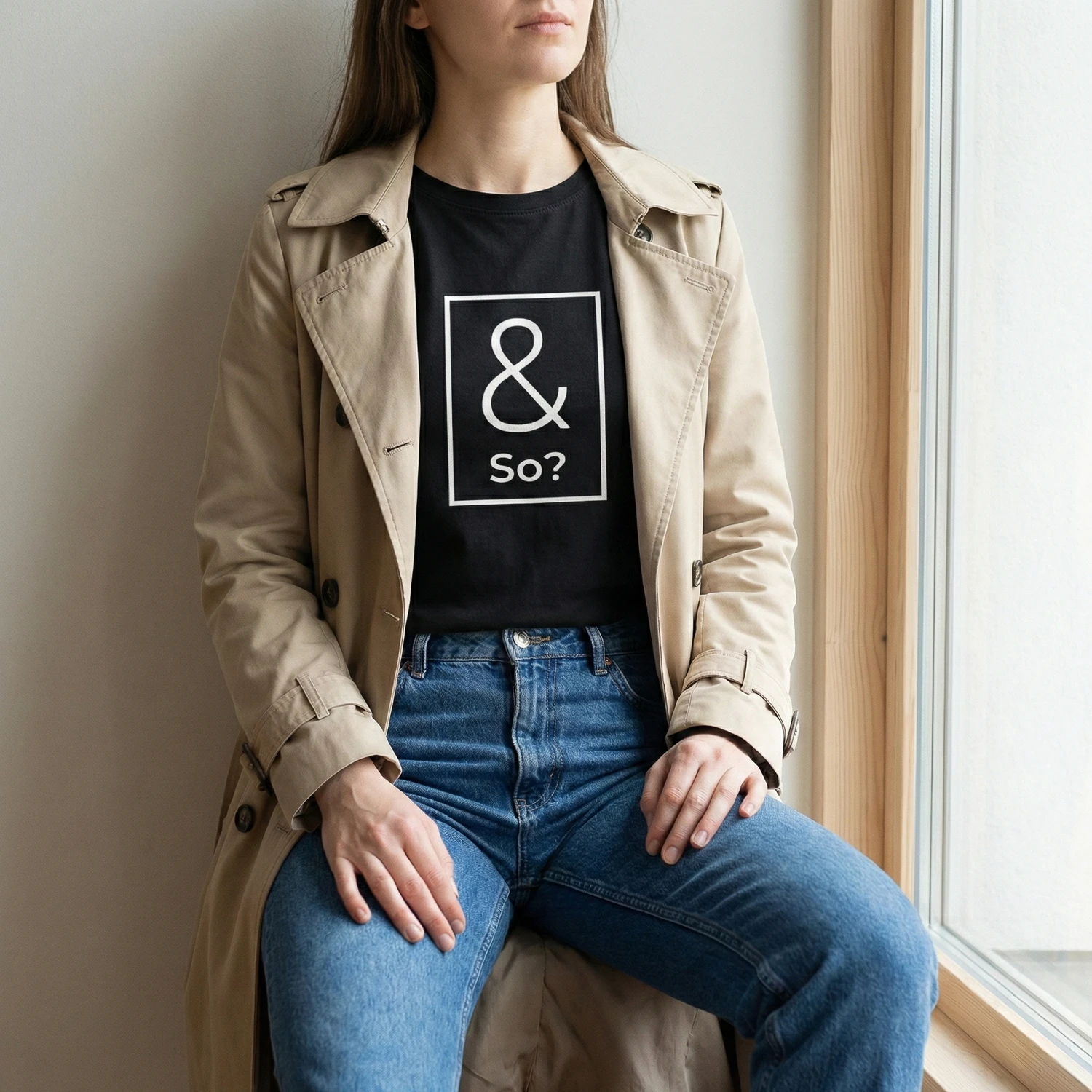 And So? – unisex T-särk - Image 3