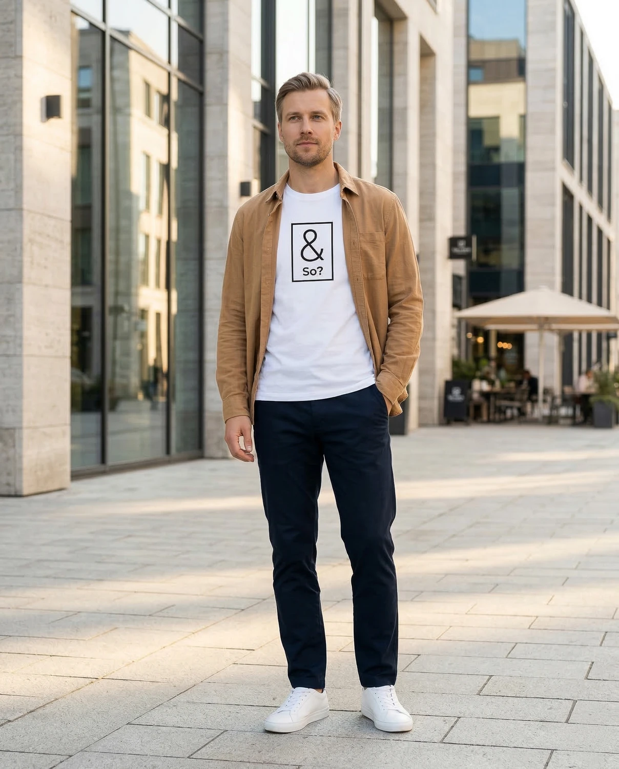 And So? – unisex T-särk - Image 4