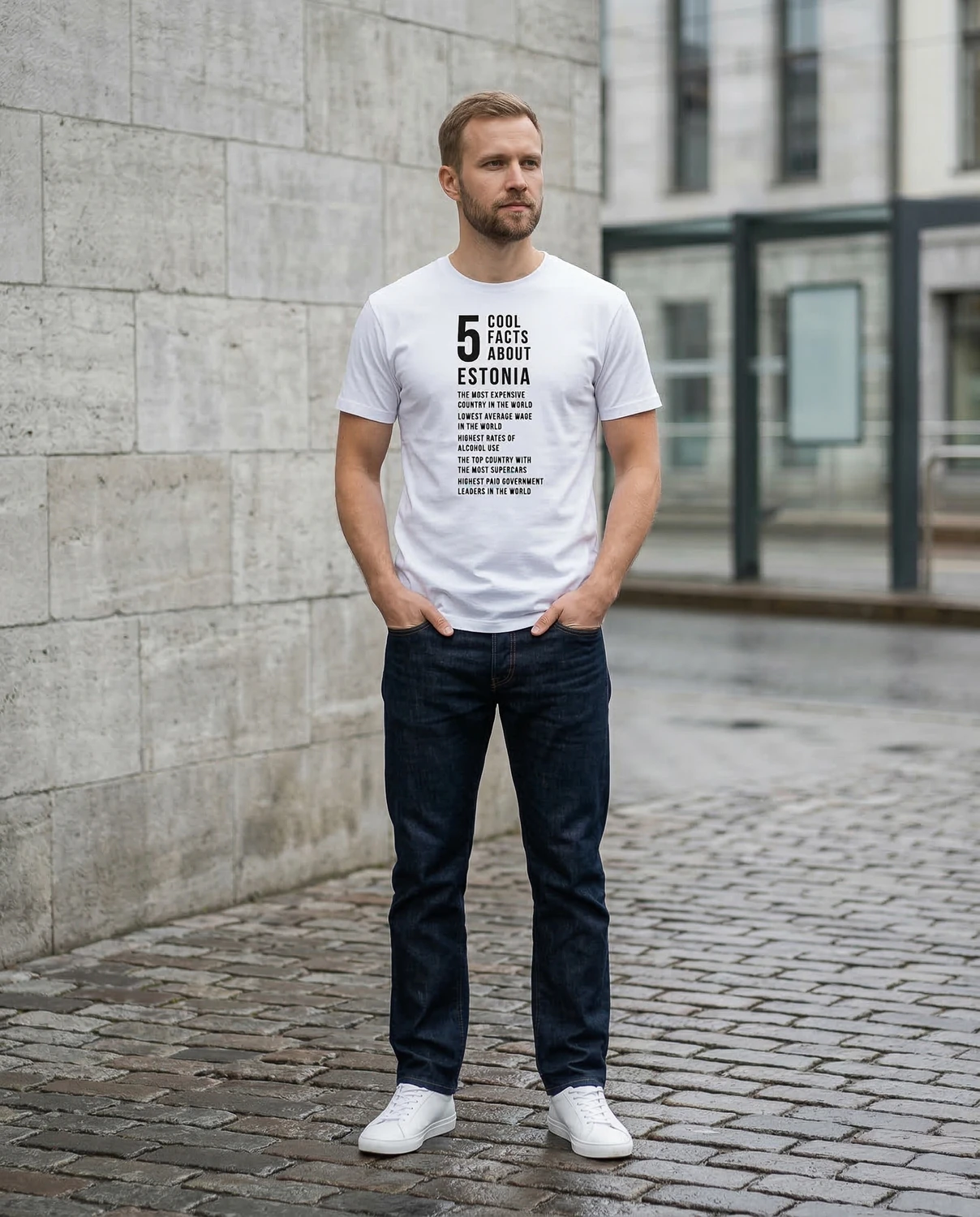 5 Cool Facts About Estonia satiiriline unisex T-särk - Image 5