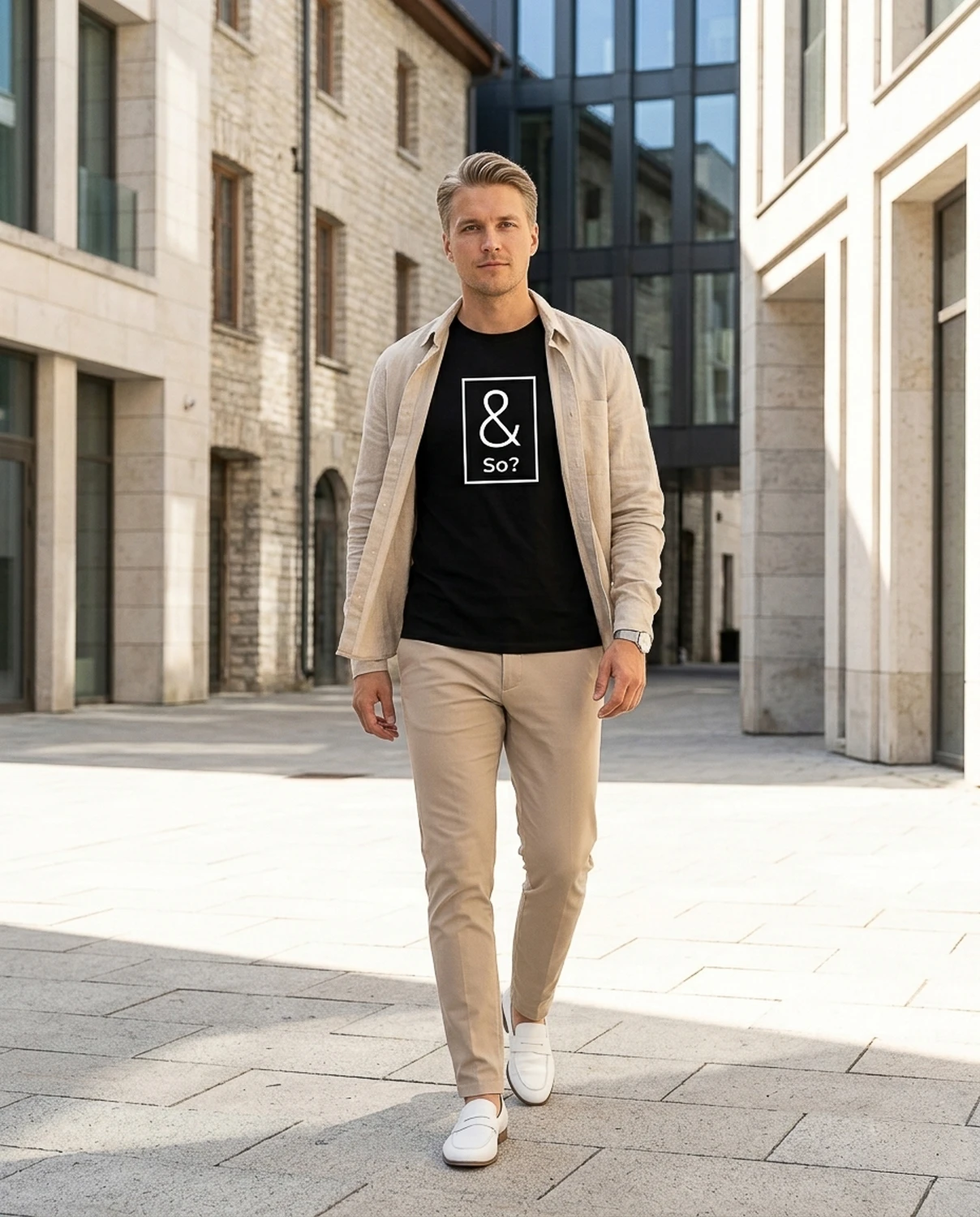 And So? – unisex T-särk - Image 5