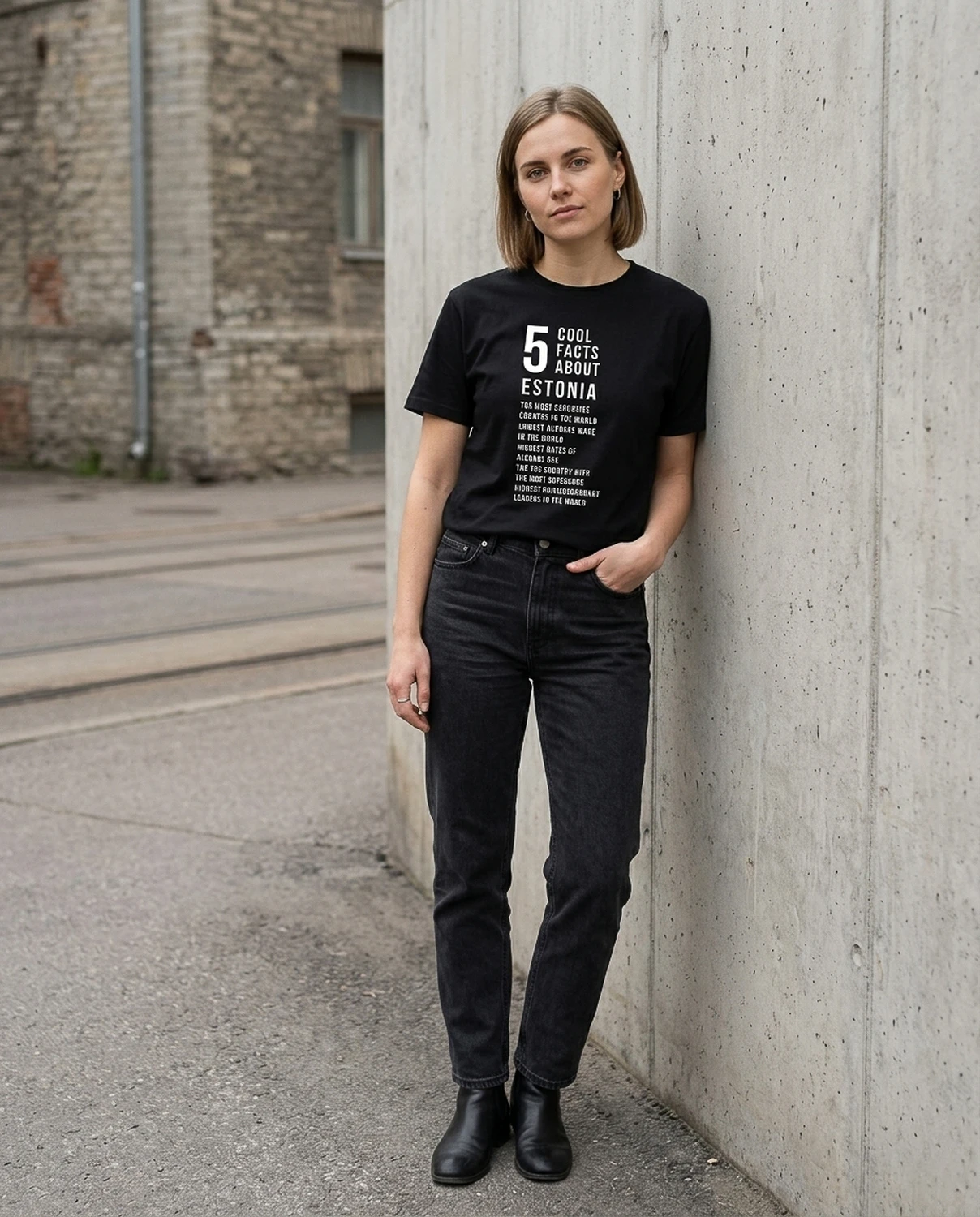 5 Cool Facts About Estonia satiiriline unisex T-särk - Image 3