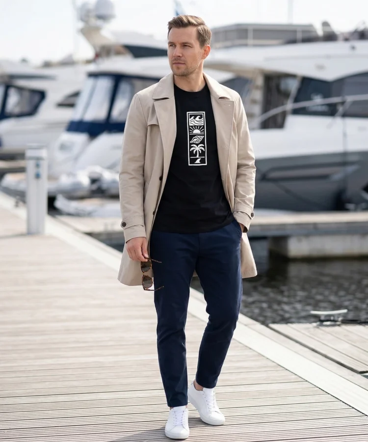 Beach Totem – unisex T-särk t-särk must modelivaade