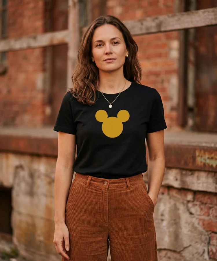 Mõmmi Või Midagi – unisex T-särk t-särk must modelivaade