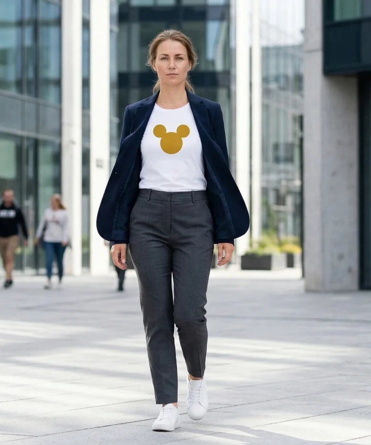 Mõmmi Või Midagi – unisex T-särk t-särk valge modelivaade