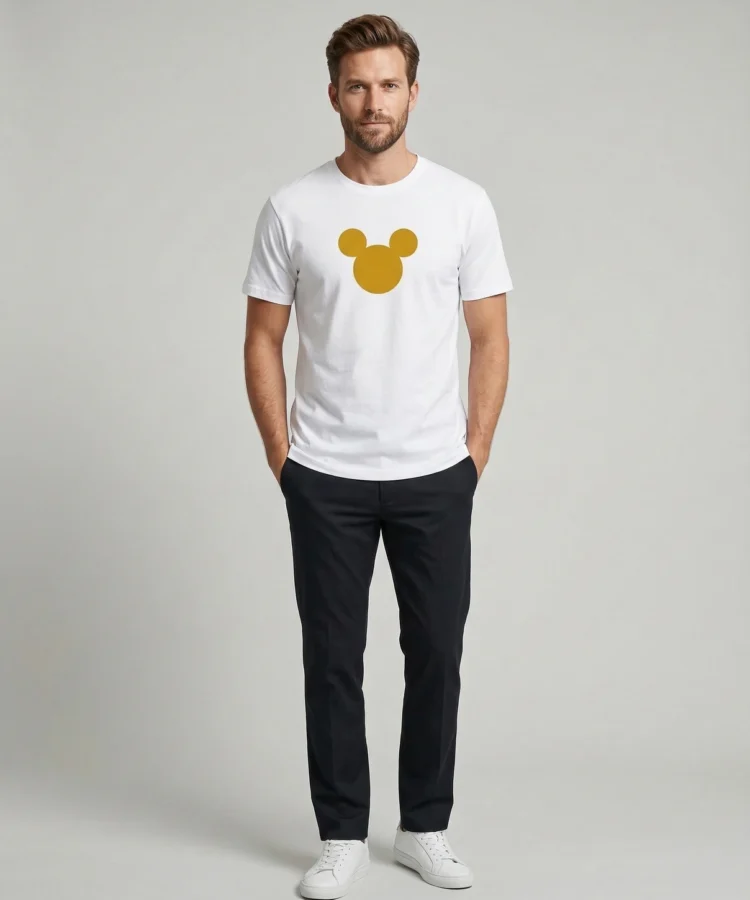 Mõmmi Või Midagi – unisex T-särk t-särk valge modelivaade