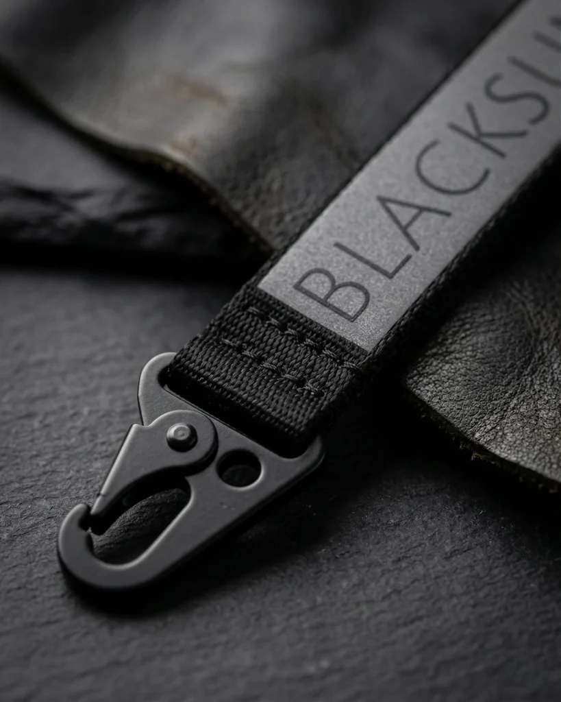 Blacksunset helkur-võtmehoidja detailvaade 1