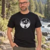 Mountain River Circle T-shirt